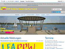 Tablet Screenshot of fdp-kreisaachen.de